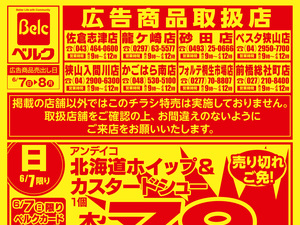 6月強化チラシ1弾のチラシ画像