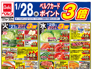 1/27号のチラシ画像