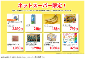 ネットスーパーだけの特別価格品！のチラシ画像
