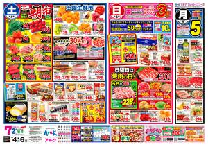 本日の特売情報のチラシ画像