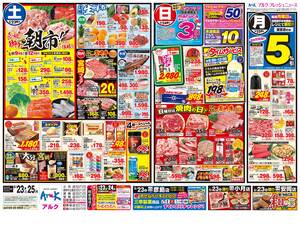 本日の特売情報のチラシ画像