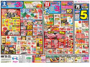 本日の特売情報のチラシ画像
