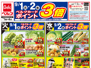 9/1号のチラシ画像