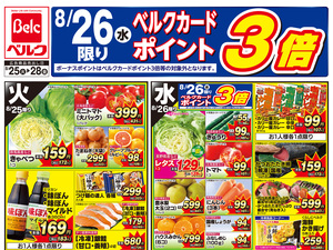 8/25号のチラシ画像