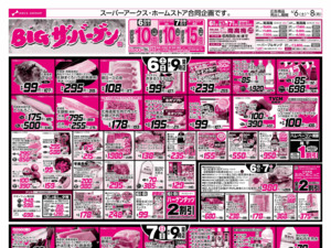 6/6-8 BIGザ・バーゲン/日用品特価市のチラシ画像