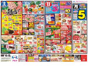 本日の特売情報のチラシ画像