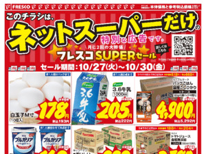 ネットスーパーだけの特別価格品!のチラシ画像