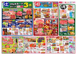 本日の特売情報のチラシ画像