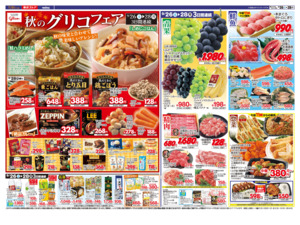 9/26㊏~9/28㊊のチラシ画像