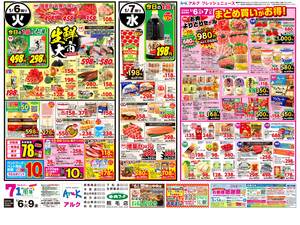 本日の特売情報のチラシ画像