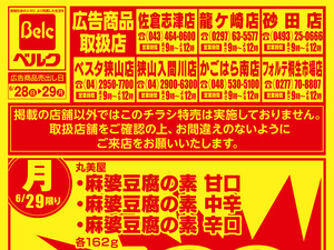 6月強化チラシ4弾のチラシ画像
