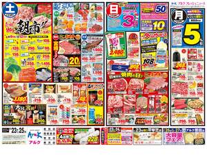 本日の特売情報のチラシ画像