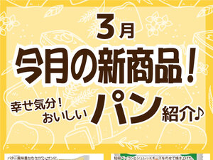 新作パン登場！のチラシ画像