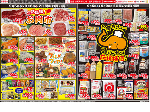 業務９月５日号のチラシ画像