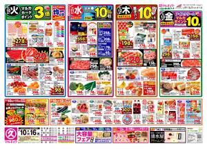 本日の特売情報のチラシ画像