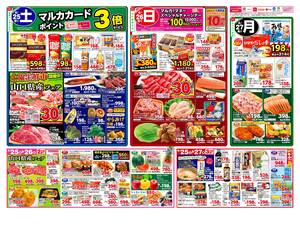 本日の特売情報のチラシ画像