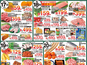 8/14号　厳選お買得品のチラシ画像