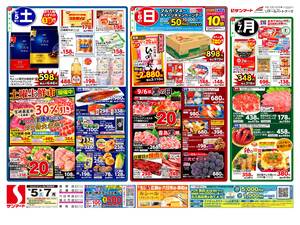 本日の特売情報のチラシ画像