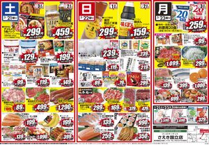 0321号さえき国立店限定特価！のチラシ画像