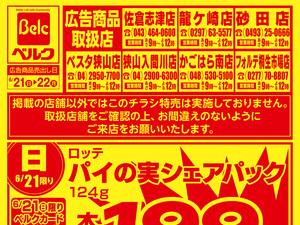 6月強化チラシ3弾のチラシ画像