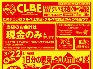 3月強化チラシ4弾のチラシ画像