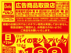 6月強化チラシ3弾のチラシ画像