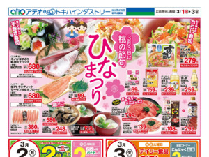 3/1(日)-3(火)のチラシ画像
