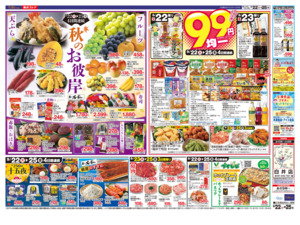 9/22㊋～9/25㊎のチラシ画像