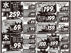 0310号国立店限定本気価格！火曜大市のチラシ画像