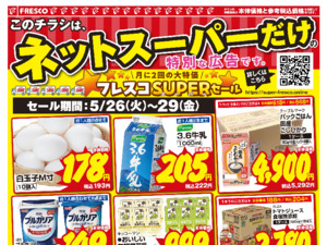 ネットスーパーだけの特別価格品!のチラシ画像