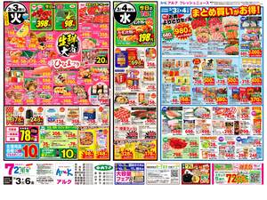 本日の特売情報のチラシ画像