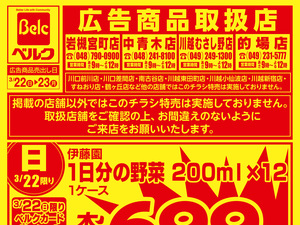 3月強化チラシ4弾のチラシ画像