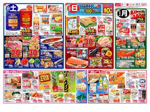本日の特売情報のチラシ画像