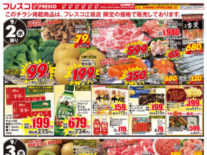 江坂店リニューアルセール第2弾!のチラシ画像