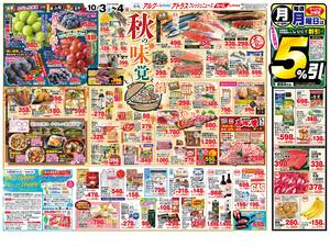 本日の特売情報のチラシ画像