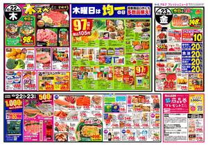 本日の特売情報のチラシ画像
