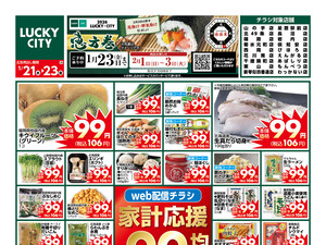 お得なお買得情報　オモテのチラシ画像