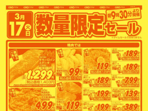 3/17(火)のチラシ画像