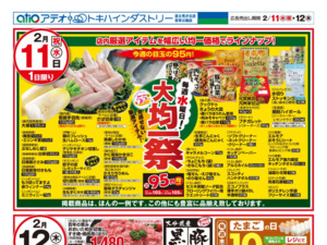 2/11（水）-12（木）のチラシ画像