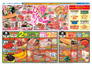 3/1（日）-3（火）のチラシ画像