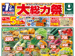 大総力祭のチラシ画像
