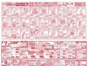 自然の味＆日東の日のチラシ画像