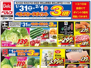 1/31号のチラシ画像