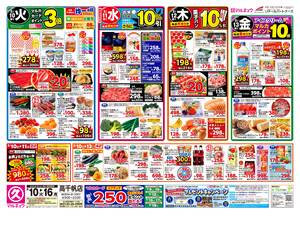 本日の特売情報のチラシ画像