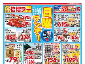 ラルズのWEB日曜ワンデー4/5号のチラシ画像