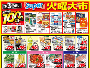 0303号　3/3はひなまつり 春のお祝いのチラシ画像