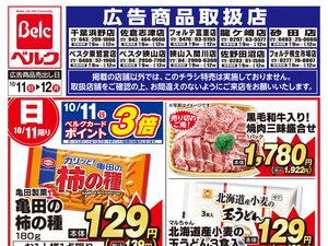 10月強化チラシ2弾のチラシ画像