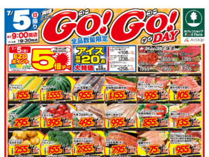 ＷＧＯＧＯdayのチラシ画像