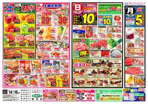 本日の特売情報のチラシ画像