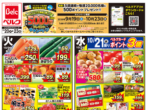 10/20号のチラシ画像